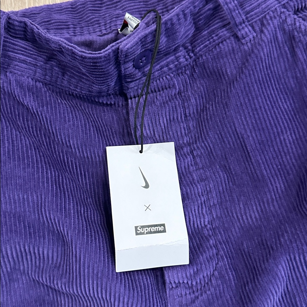 Supreme x Nike Arc Corduroy Cargo Pant 'Purple' Brand New Men’s Medium - Picture 3 of 8